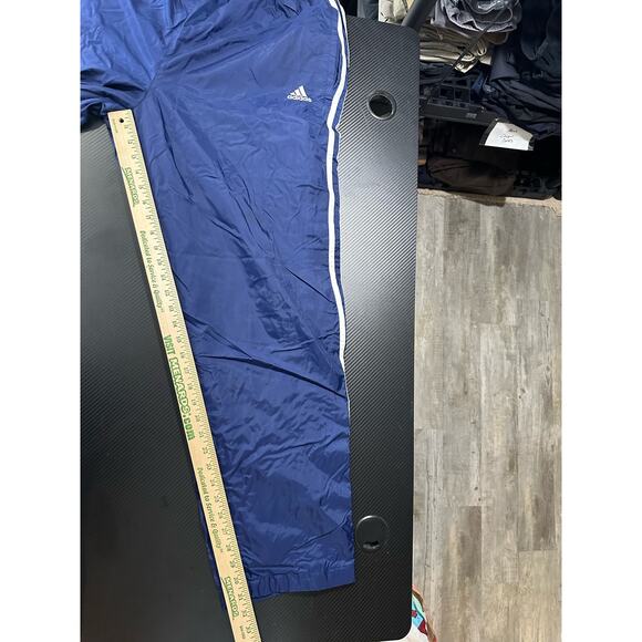 Vintage Y2K Adidas Blue BreakAway Lined Track Pants Size XL - Picture 5 of 12
